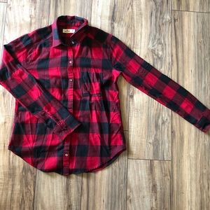 Black and red Hollister Flannel
